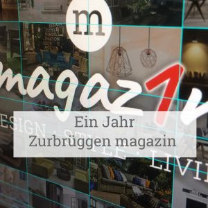 Ein Jahr Zurbrüggen magazin