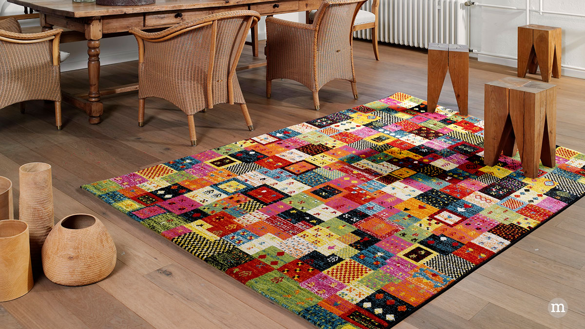 Bunte Teppiche setzen Highlights