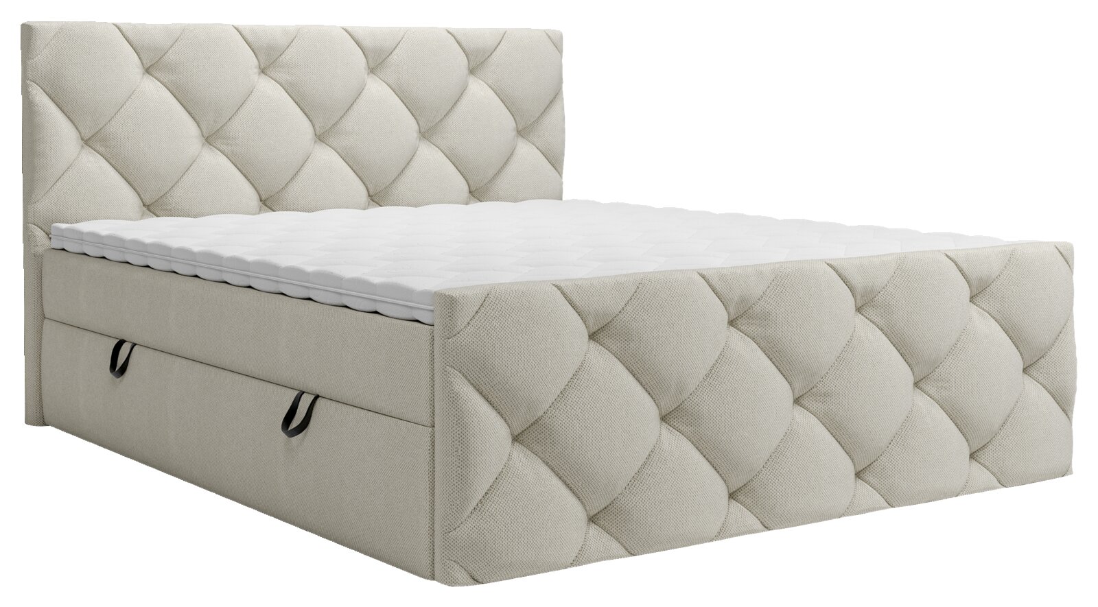 Z2 Boxbett Pedro, creme, Stoff