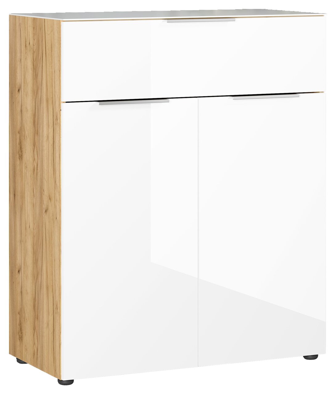 Novel Kommode OAKLAND, eiche, Glas Image