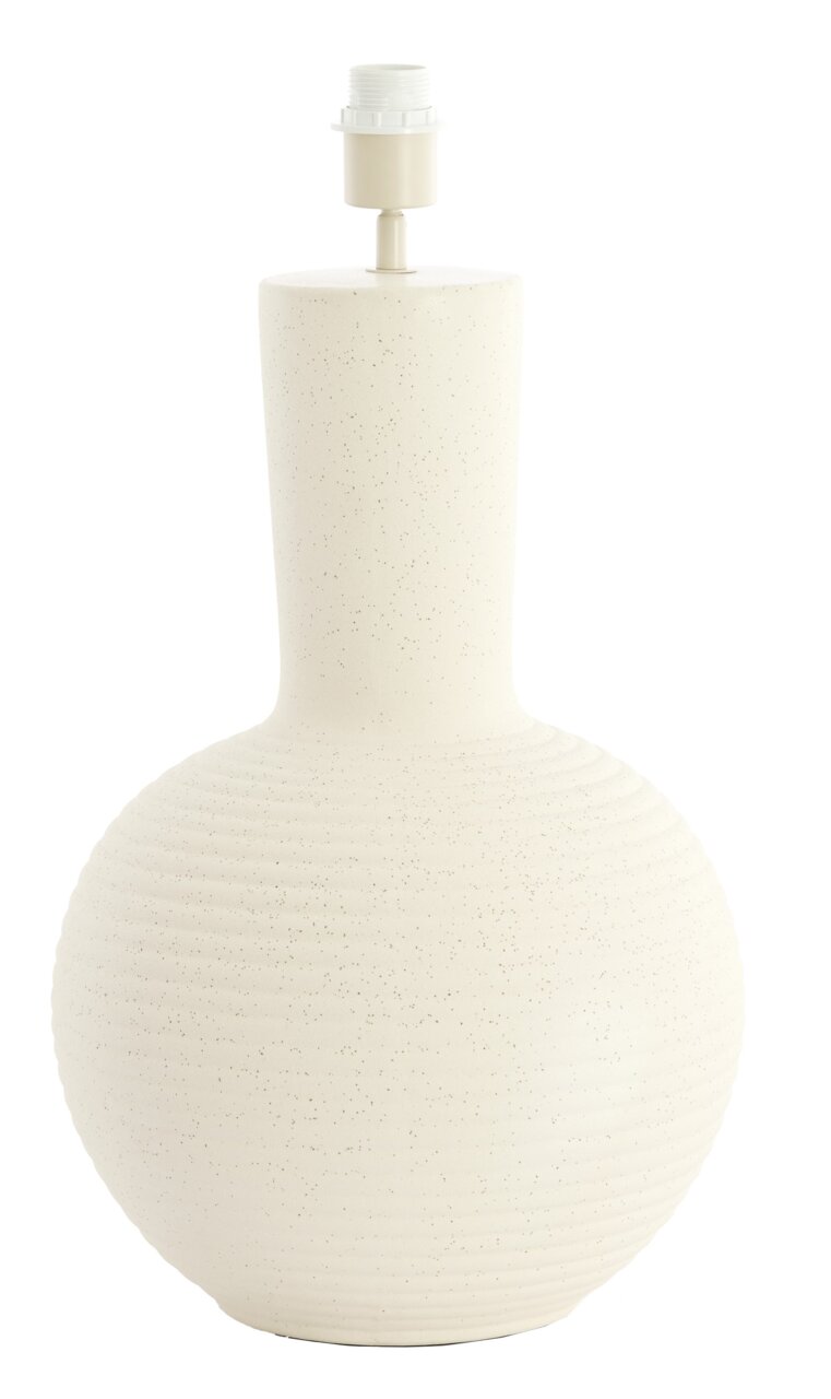 Light&Living Lampenfuß ULLOA, creme, Keramik