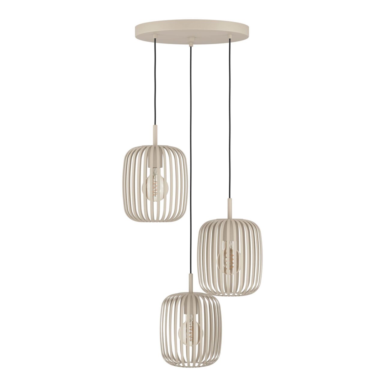 Eglo Leuchten Pendelleuchte ROMAZZINA, sand, Stahl