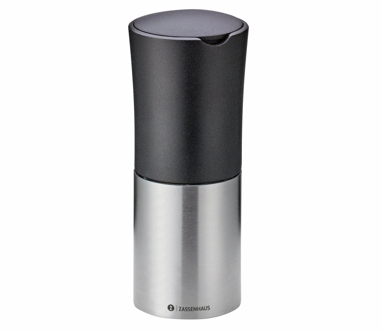 Zassenhaus Muskat-/Gewürzmühle 11 cm DUO, schwarz/ silber, Edelstahl Image