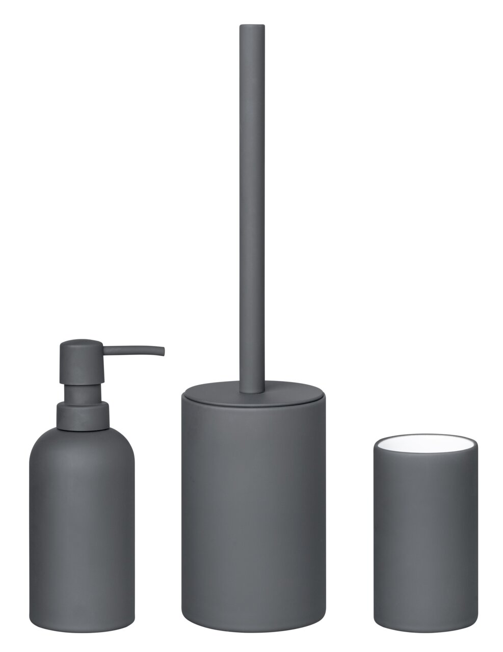 blomus Bad-Accessoire-Set 3-tlg. BANJA, schwarz, Keramik Image