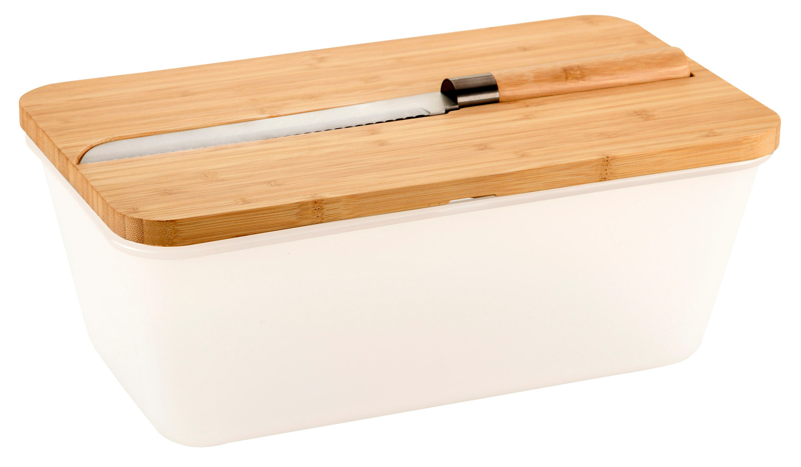 Kesper Brotbox inkl. Messer, Bambus