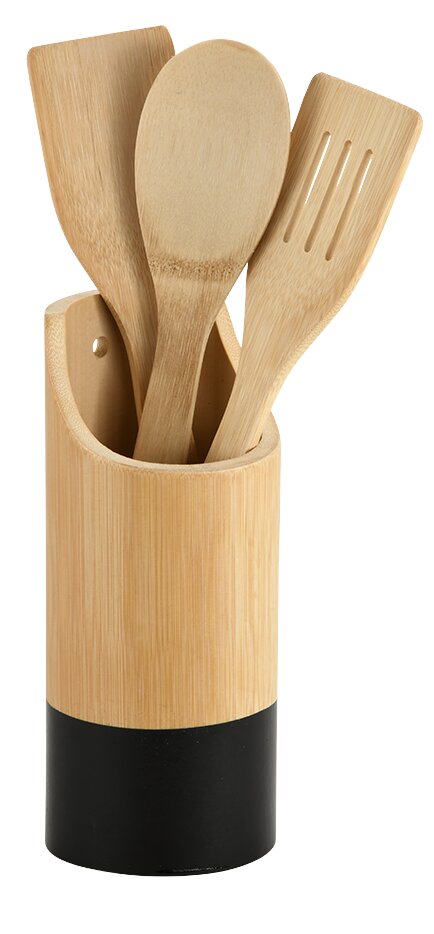 Kesper Küchenhelfer-Set. 4-tlg, natur, Bambus
