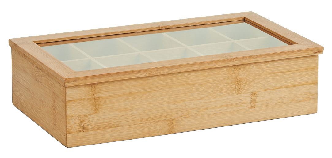 Zeller Present Teebeutelbox, Bambus