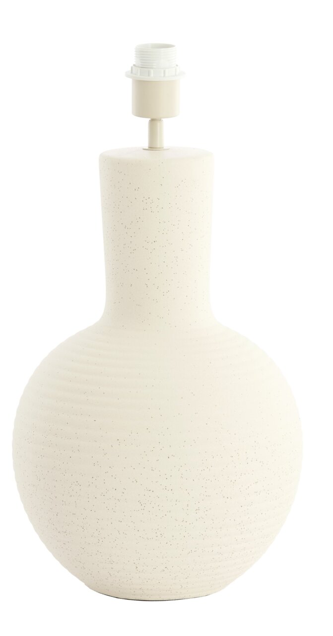 Light&Living Lampenfuß ULLOA, creme, Keramik