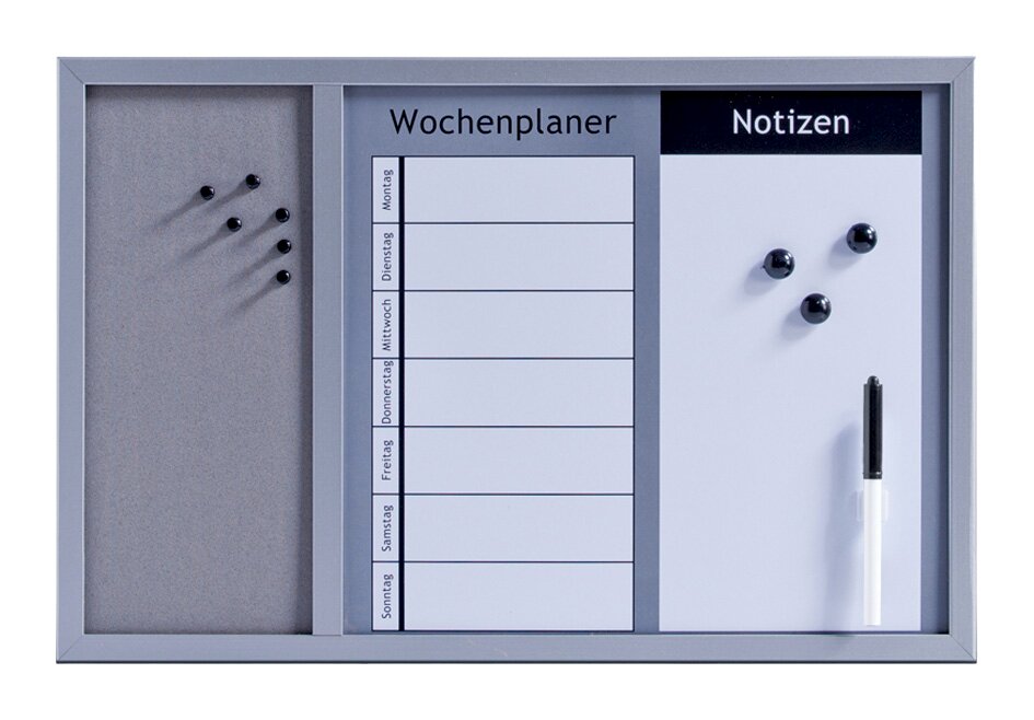 Zeller Present Memoboard 3-in-1