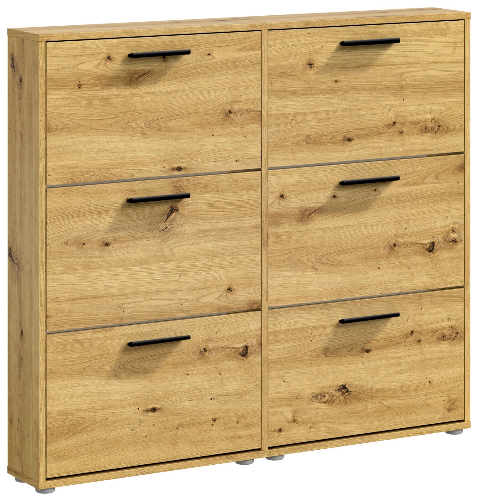 Carryhome Schuhkipper 6er SAM, Eiche Artisan, Holznachbildung Image
