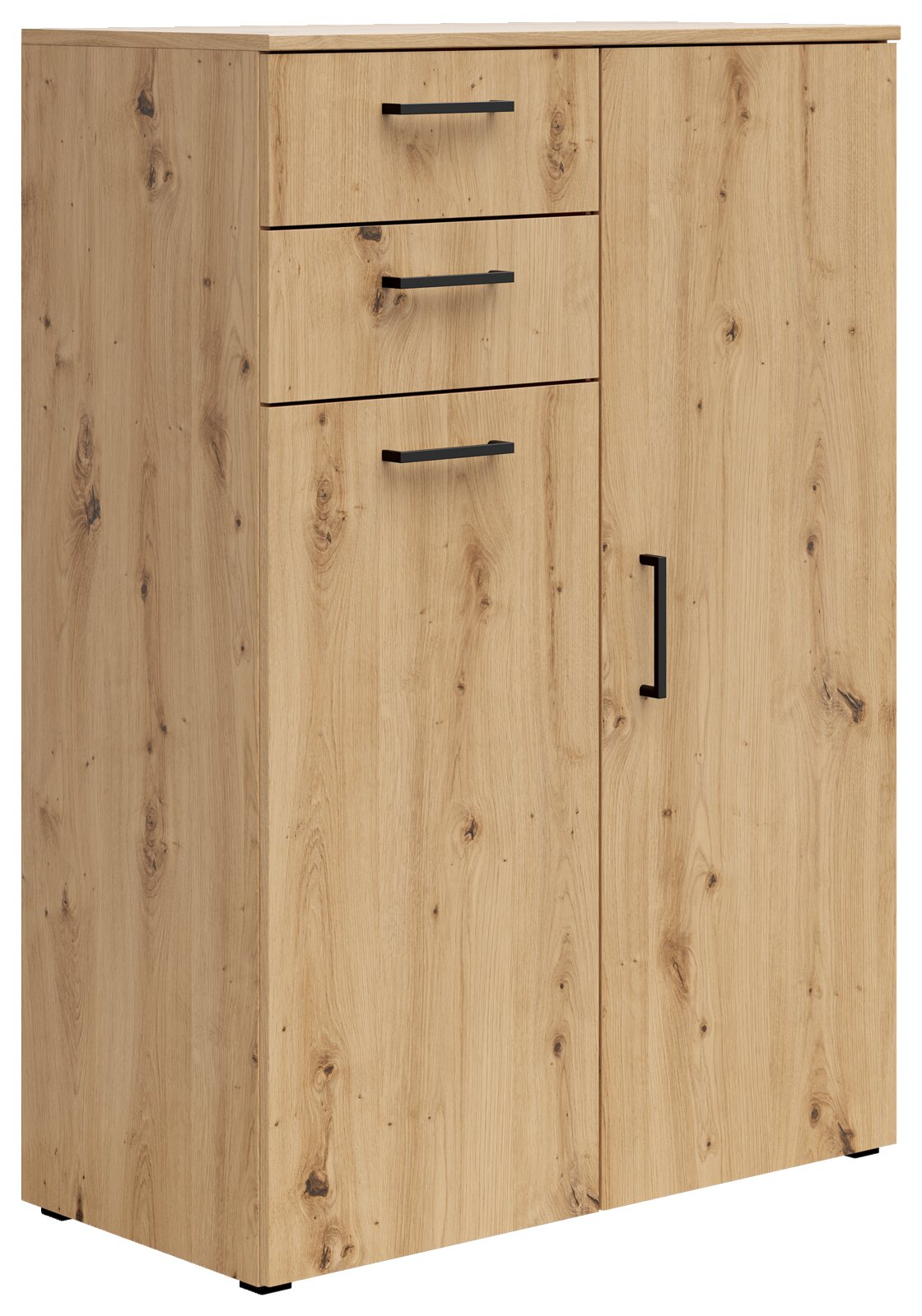 Carryhome Kommode MULTISTAURAUM, Eiche Artisan, Holznachbildung Image