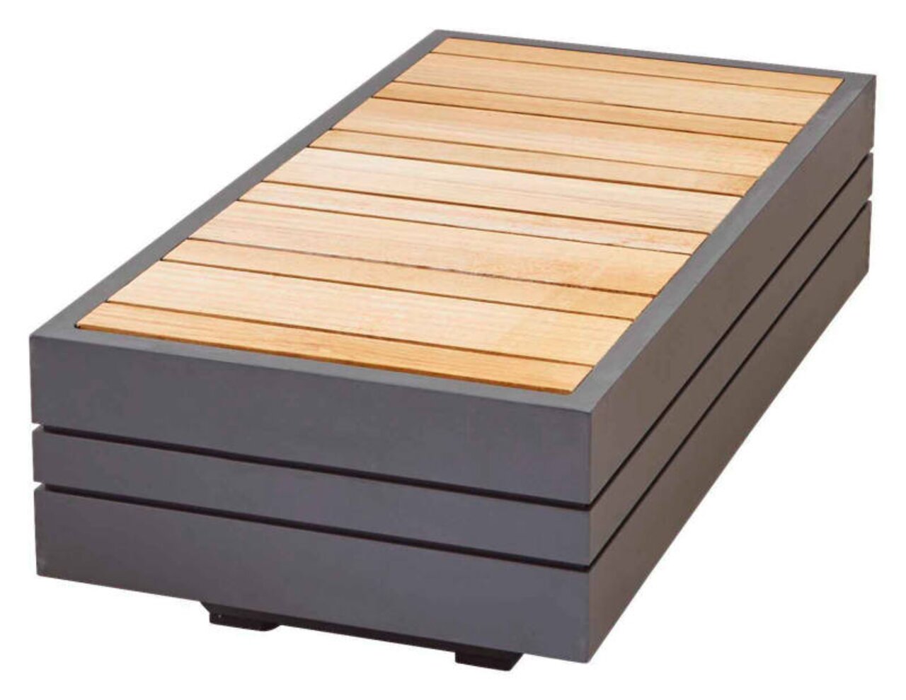 Zebra Kaffeetisch klein CUBO, teak, Holz