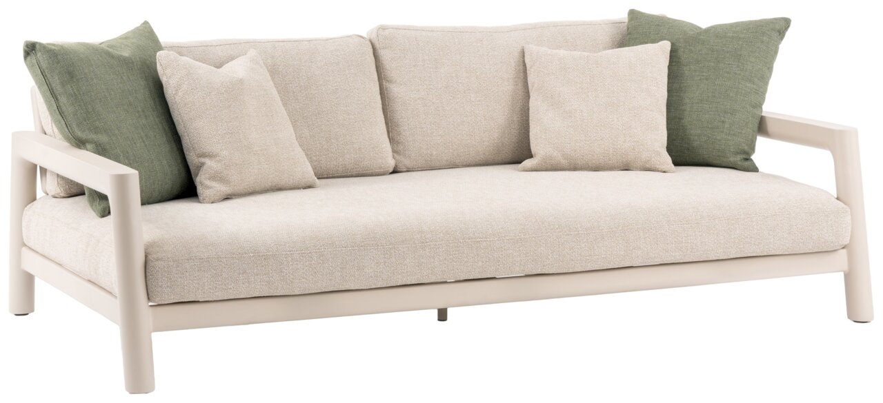 Zebra Loungesofa 3-Sitzer COZY LOUNGE, taupe, Stoff
