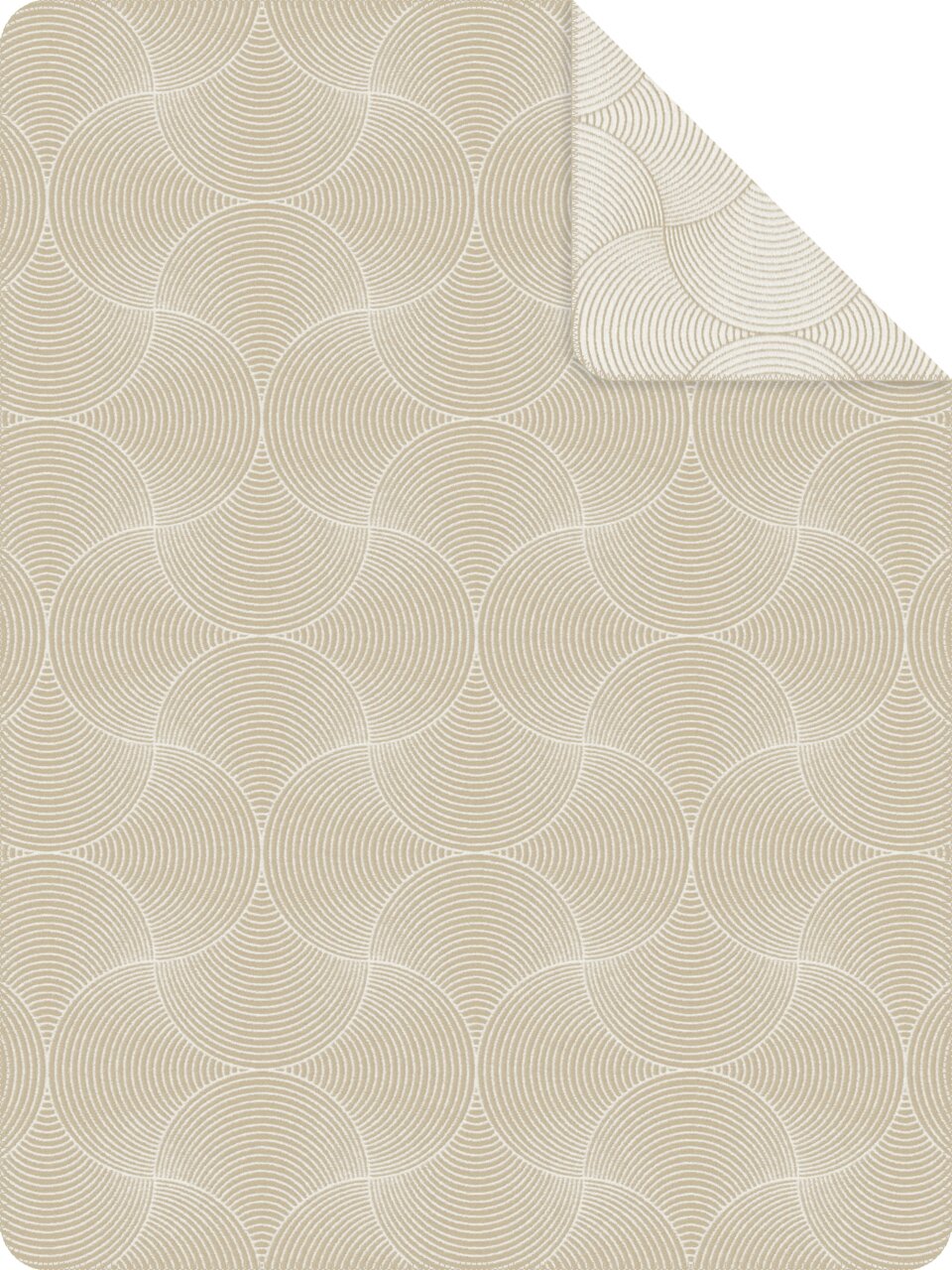 Bugatti Decke BUGATTI, beige, Baumwolle