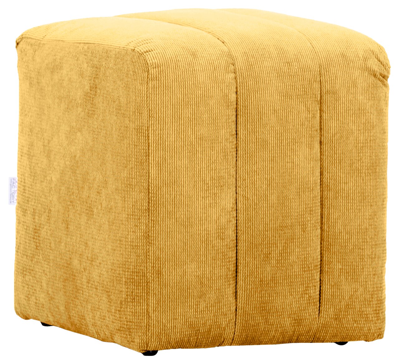 Novel Hocker LAILA, gelb, Cord