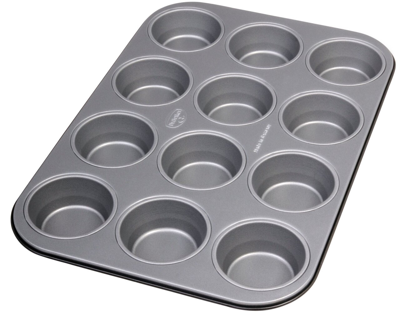 Dr. Oetker Muffinform 12er BACKIDEE, schwarz, Stahl