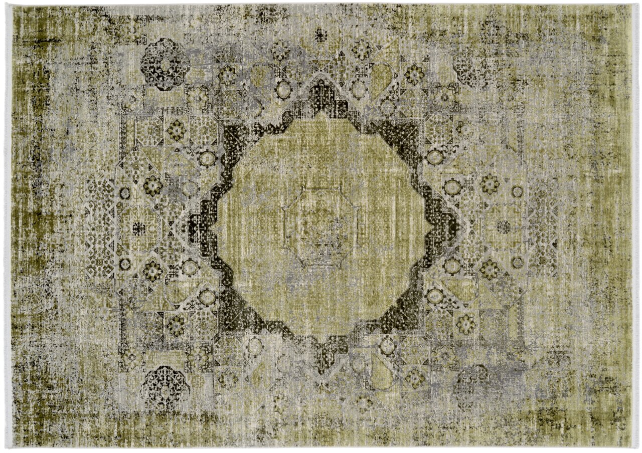 OCI Designer Teppich COLOUR, grün, Kunstfasern Image