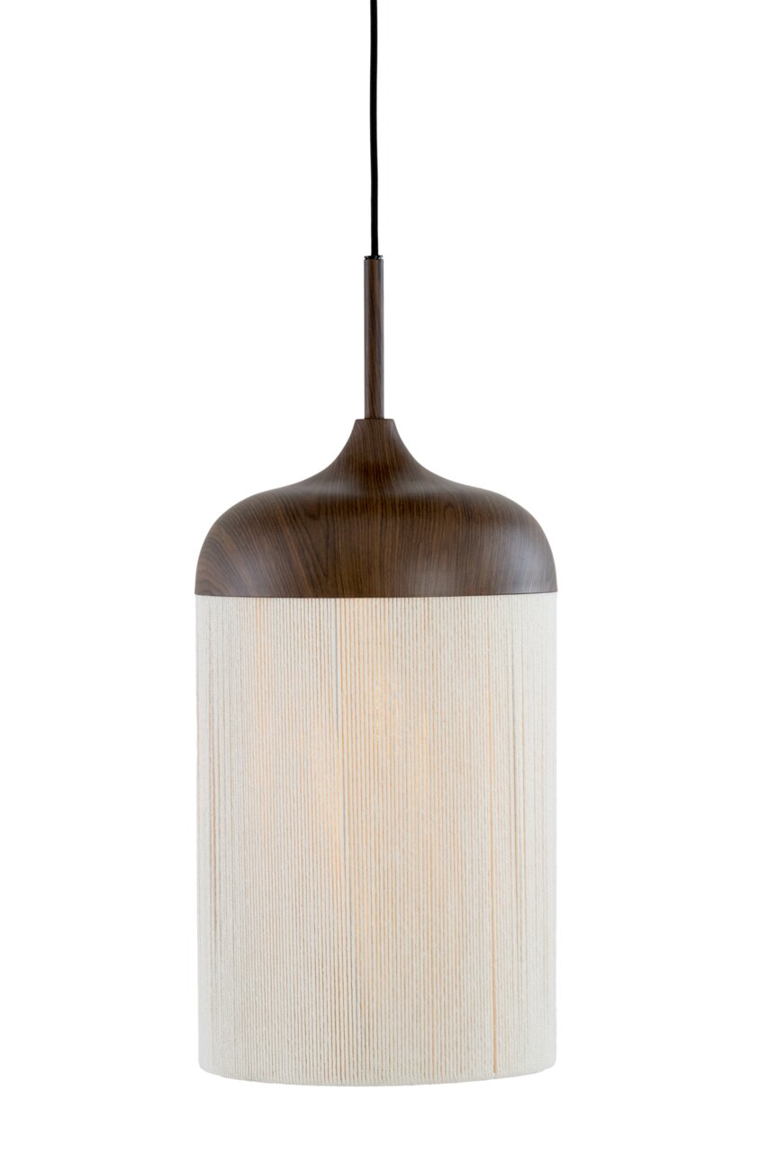Light&Living Hängeleuchte DANIA, dunkelbraun, Materialmix Image