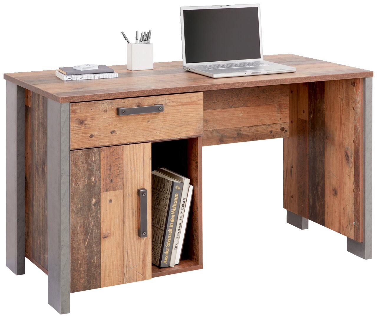 Z2 Schreibtisch Clif, Vintage, Holznachbildung