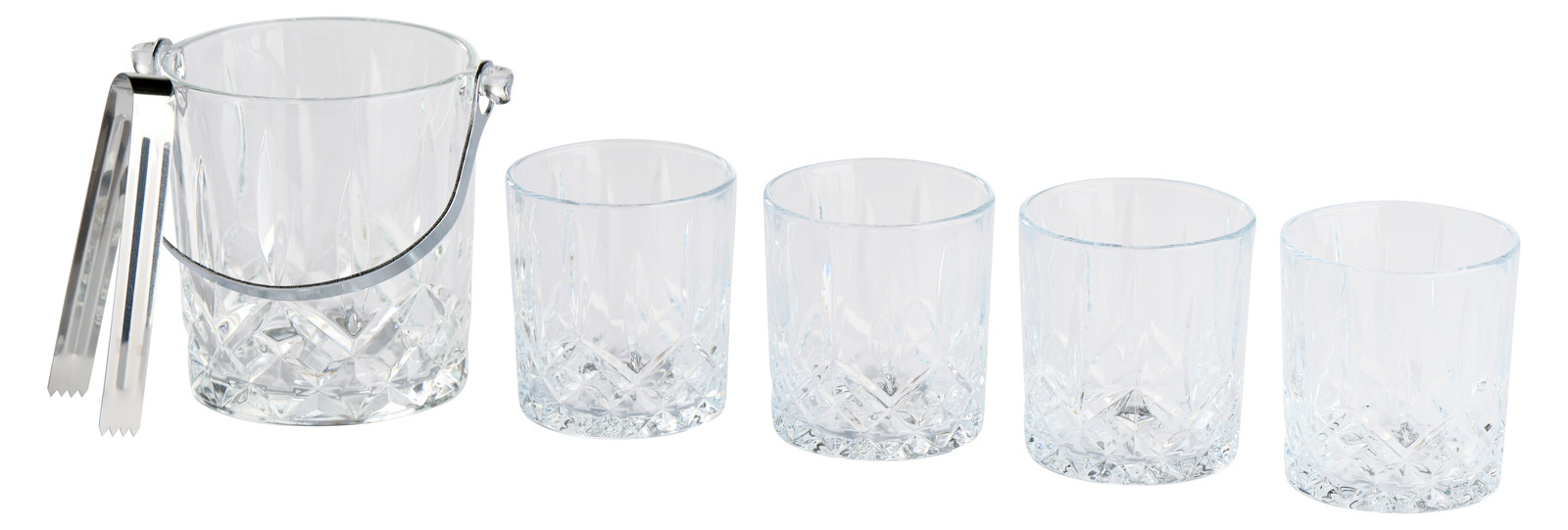 Day Eiskübel m. 4 Gläsern, Glas