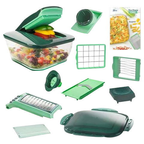 Genius Nicer Dicer Chef 15-tlg. NICER DICER, Kunststoff