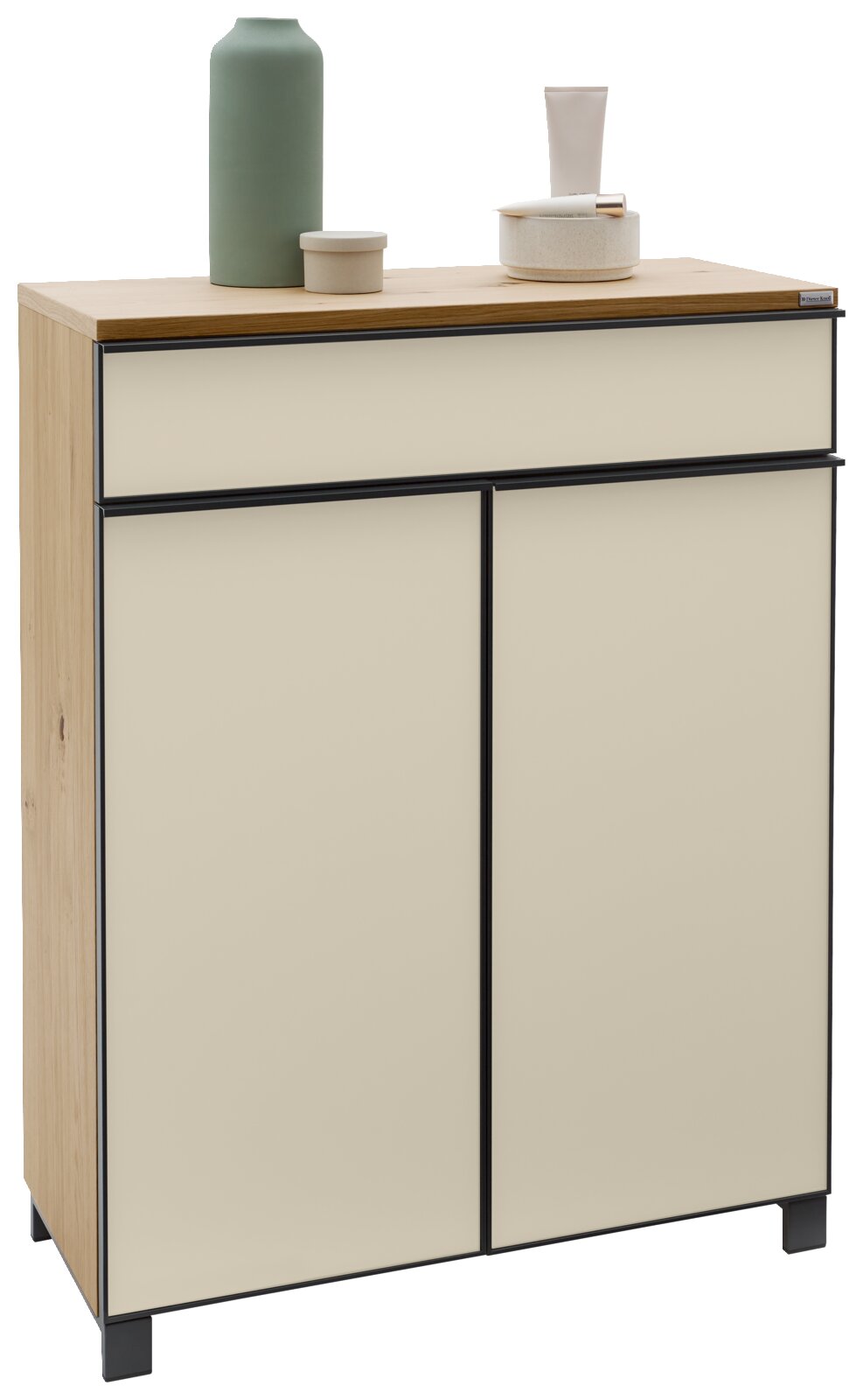 Dieter Knoll Schuhschrank ATINA, Kaschmir, Glas Image