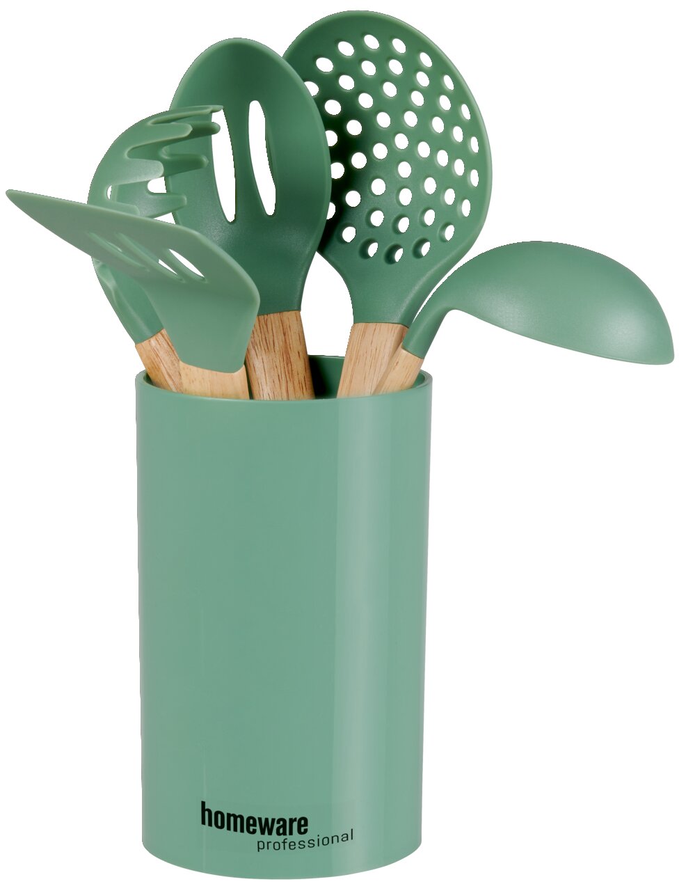 Homeware Küchenhelfer 6-tlg., grün, Holz