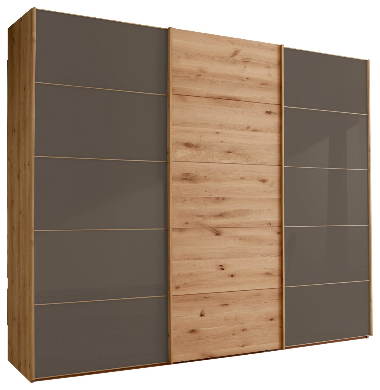 Linea Natura Schwebetürenschrank 3-türig CARDIFF