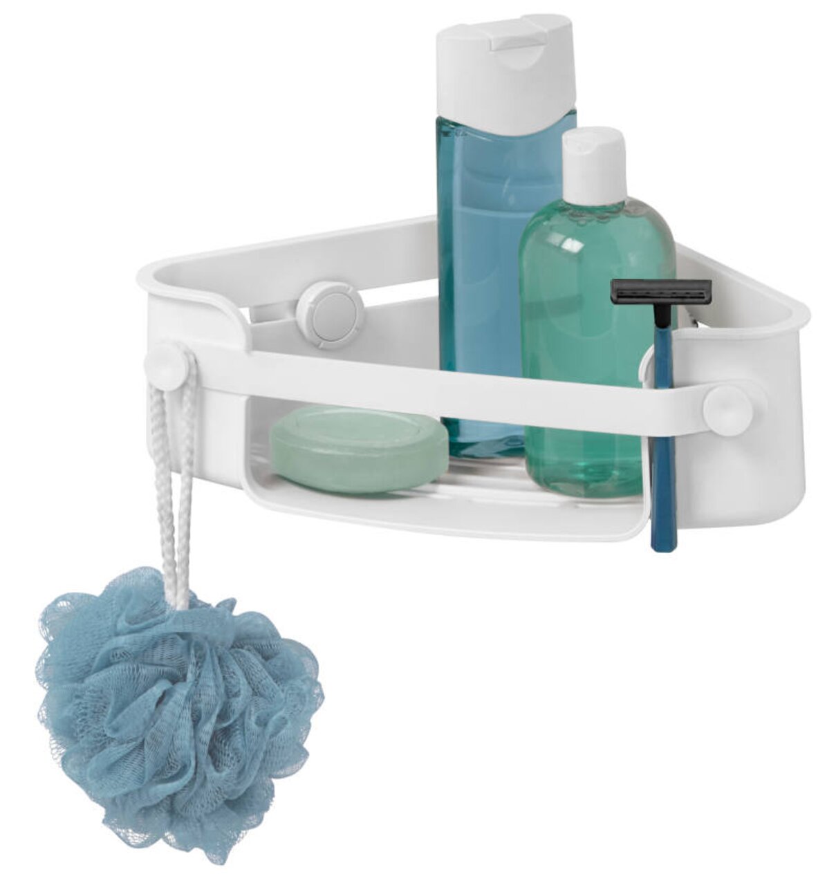 Zurbrüggen Flex Eckregal Gel Lock weiß