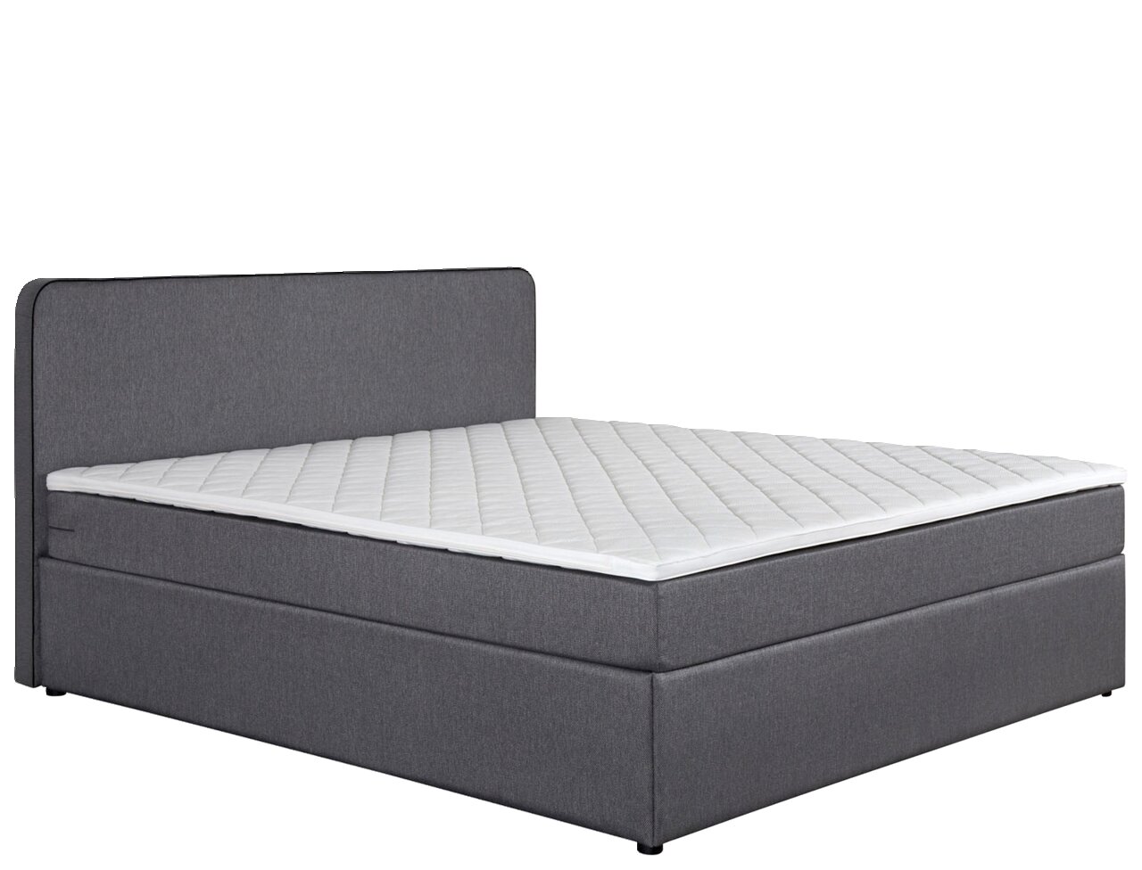 Z2 Boxbett ANTON, grau, Stoff