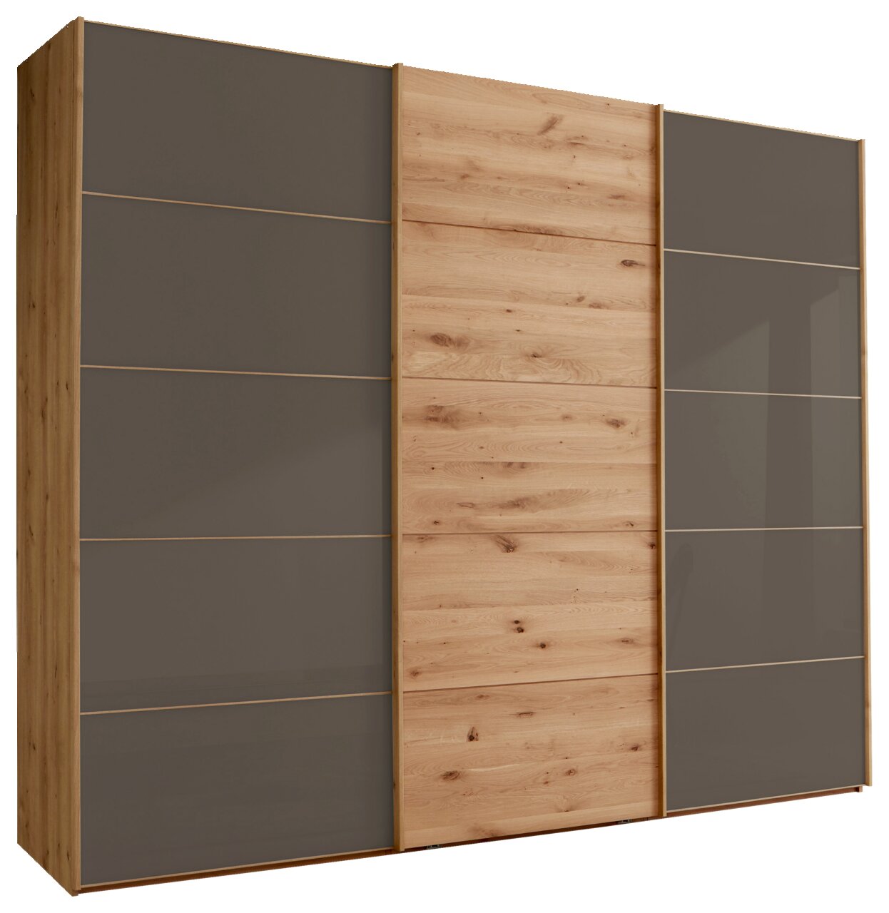 Linea Natura Schwebetürenschrank 3-türig CARDIFF