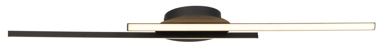 Novel LED-Deckenleuchte DOMBAY, schwarz, Aluminium Image