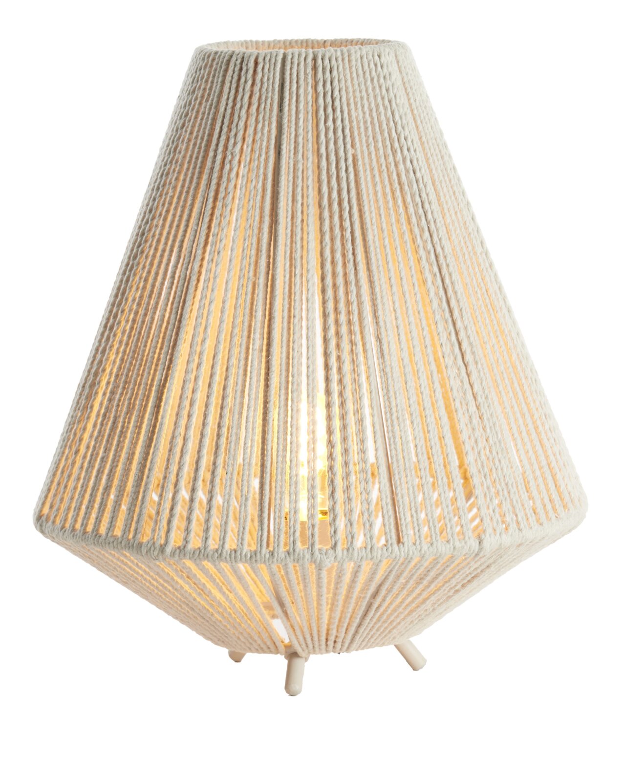 Light&Living Tischleuchte FELIDA, creme, Textilfaser
