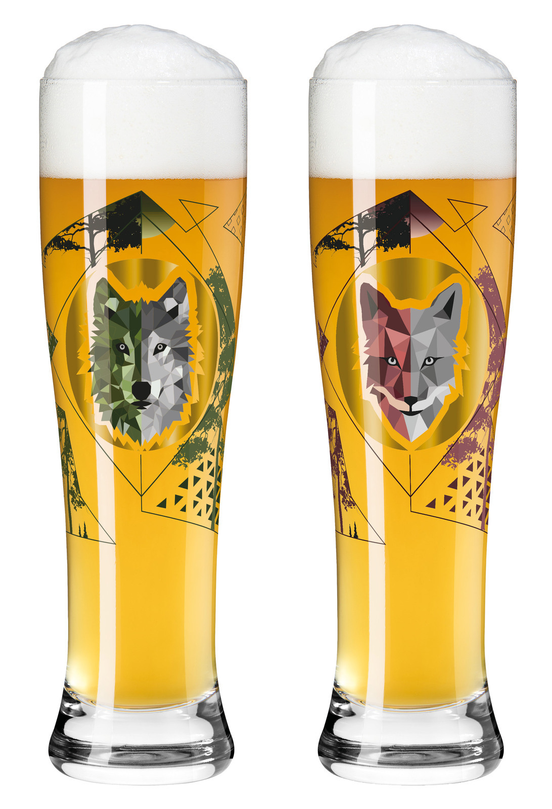 Ritzenhoff 2er-Set Weizengläser BRAUCHZEIT, Glas