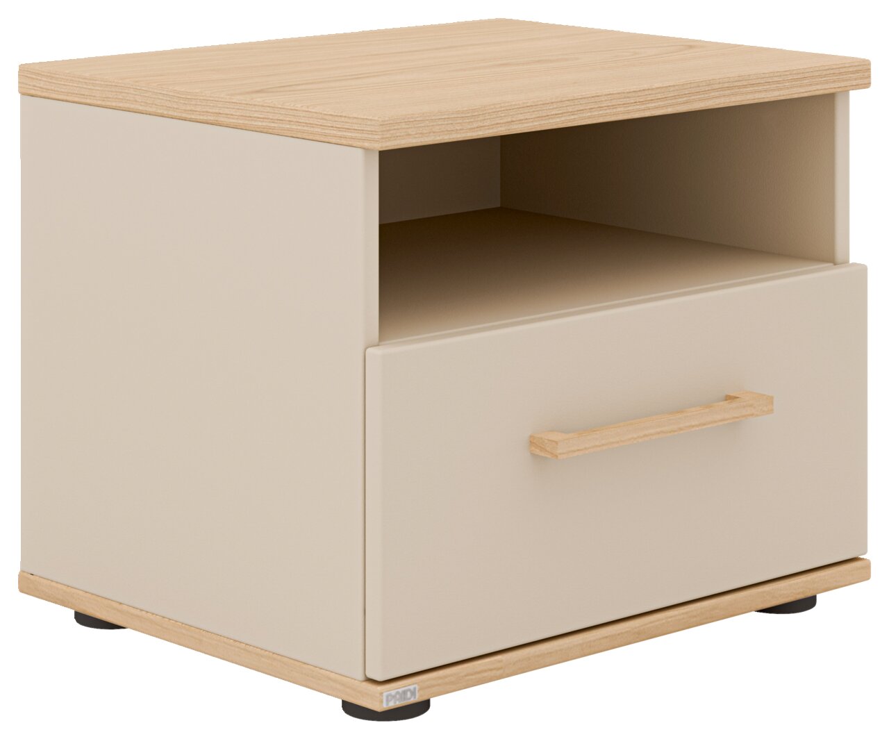 Paidi Nachtkommode MALIO, beige, Holznachbildung Image