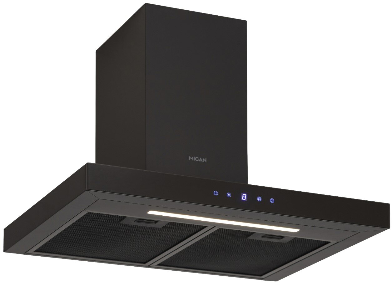 Mican Wandhaube TSHA530TMF, schwarz, Materialmix Image
