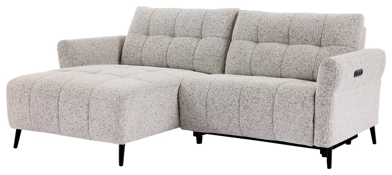 Z2 Ecksofa DULA, grau, Stoff