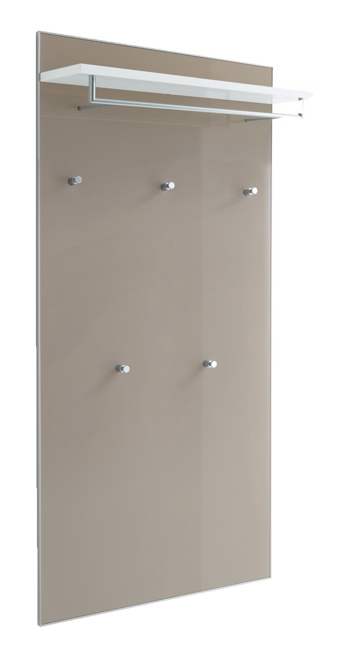 VOSS XL-Garderobenpaneel SANTINA, taupe, Glas Image