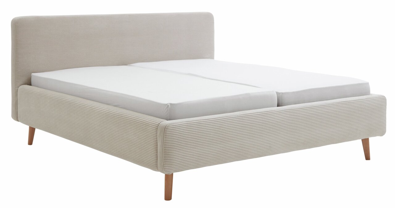 XORA Polsterbettgestell MATTIS, beige, Cord