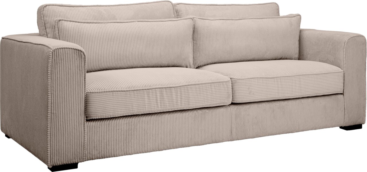 MID.YOU 3-Sitzer ALMERA, braun, Cord