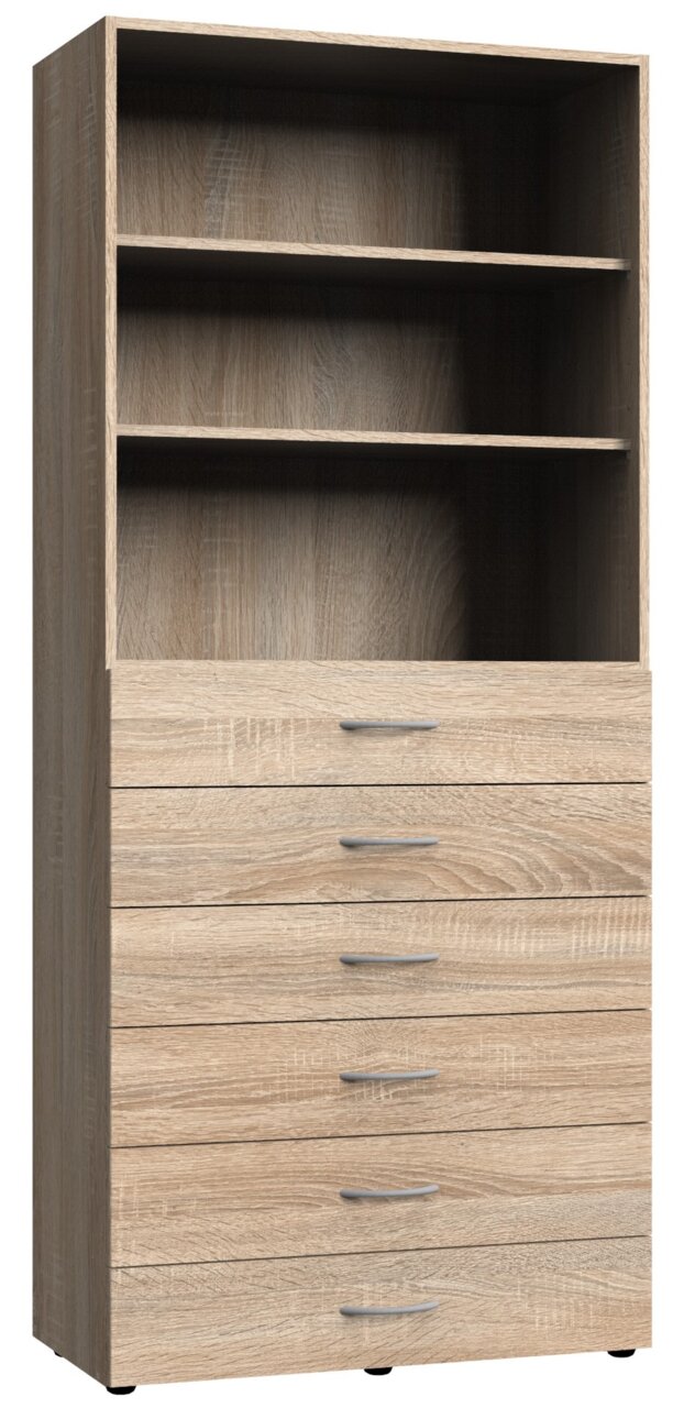 XORA Mehrzweckschrank MULTIRAUMKONZEPT, Eiche sägerau/sonoma,... Image