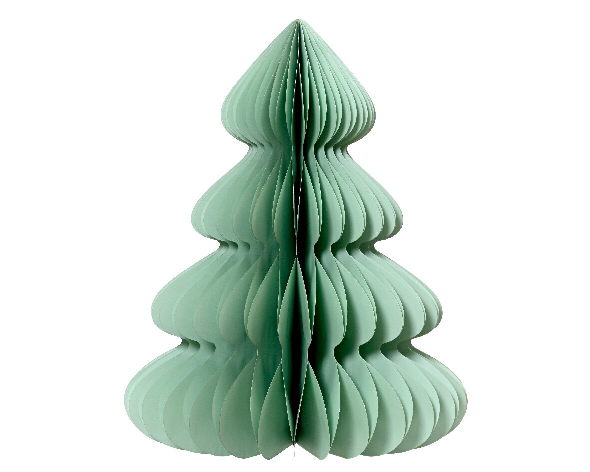 Decoris Papierbaum 60cm, Mint, Papier