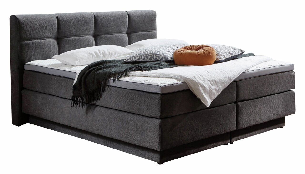 Z2 Boxspringbett BX2110 PORTAGE, grau, Stoff Image