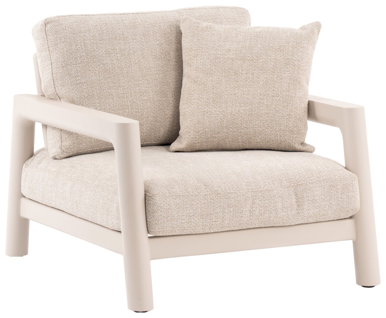Zebra Loungesessel COZY LOUNGE, taupe, Stoff