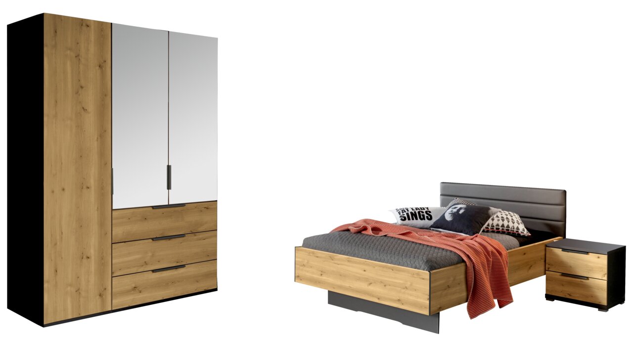 XORA Jugendzimmer ENDORA-F, eiche, Holznachbildung Image